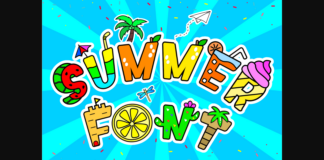 Summer Font Poster 1