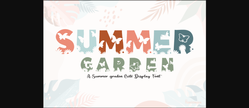 Summer Garden Font Poster 1