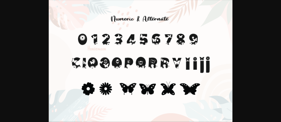 Summer Garden Font Poster 5