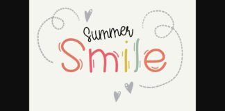 Summer Smile Font Poster 1