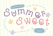 Summer Sweet Font Poster 1