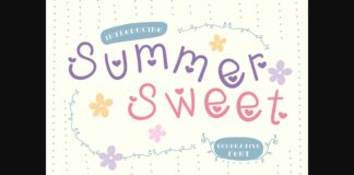 Summer Sweet Font Poster 1