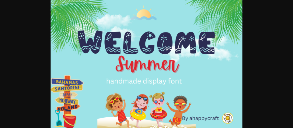 Summer Breeze Font Poster 10