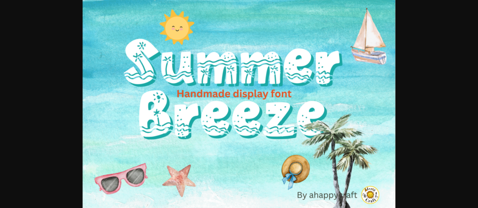Summer Breeze Font Poster 5
