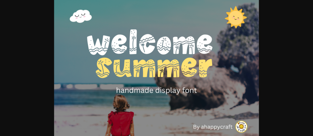 Summer Breeze Font Poster 7