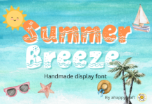 Summer Breeze Font Poster 1