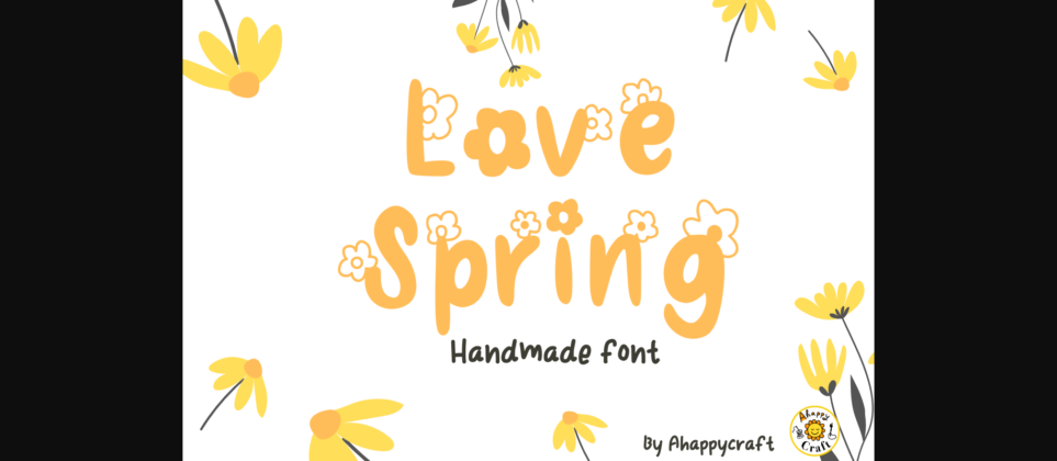 Summer Daisy Font Poster 6