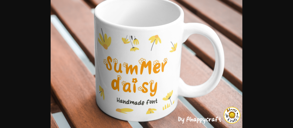 Summer Daisy Font Poster 7