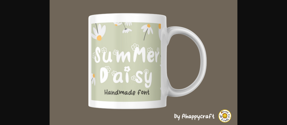 Summer Daisy Font Poster 8