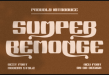 Sumper Remonge Font Poster 1