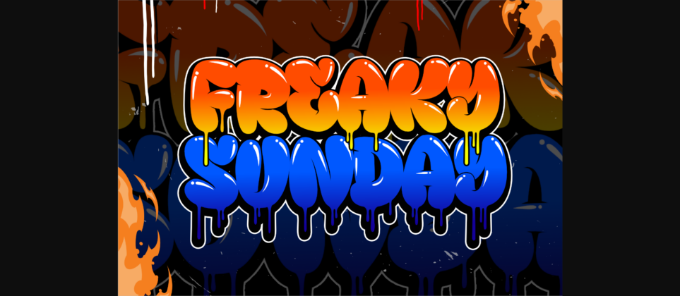 Sundrips Font Poster 7