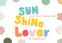 Sunshine Font Poster 1