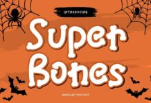 Super Bones Font Poster 1