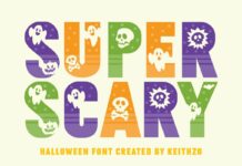 Super Scary Font Poster 1