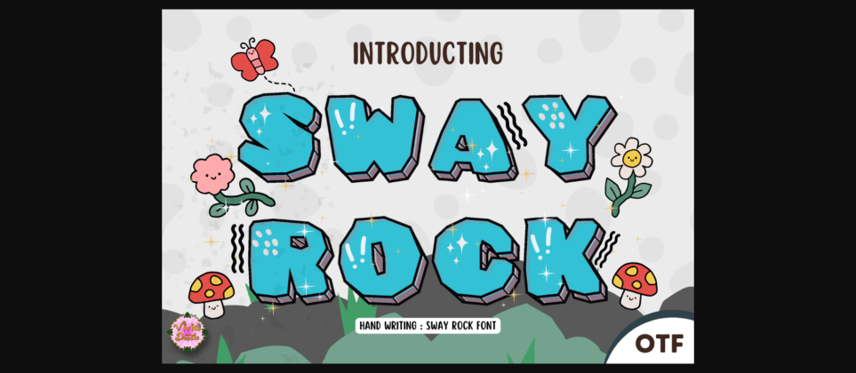 Sway Rock Font Poster 3