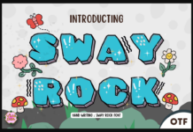 Sway Rock Font Poster 1