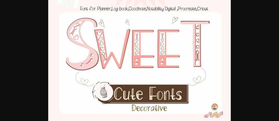Sweet Heart Font Poster 3