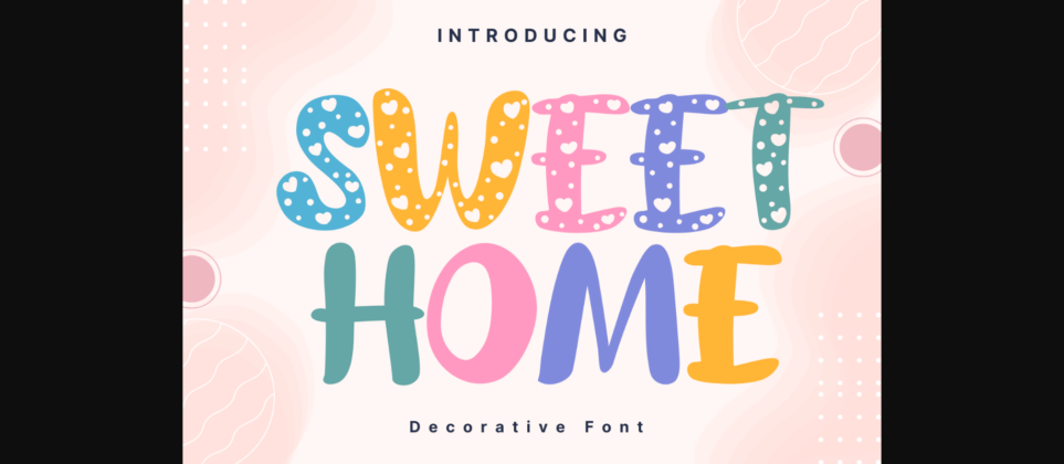 Sweet Home Font Poster 3
