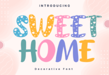 Sweet Home Font Poster 1