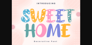 Sweet Home Font Poster 1