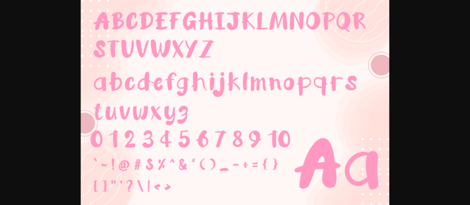 Sweet Home Font Poster 5