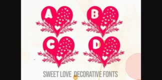 Sweet Love Font Poster 1