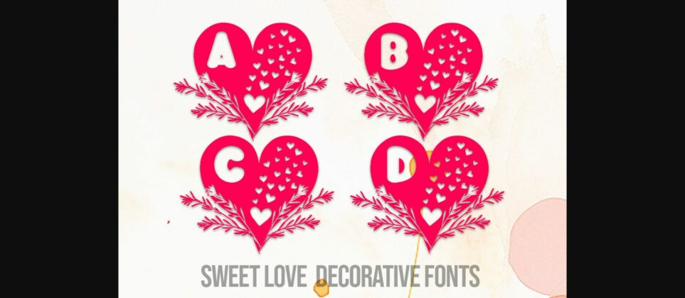 Sweet Love Font Poster 1