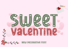 Sweet Valentine Font Poster 1