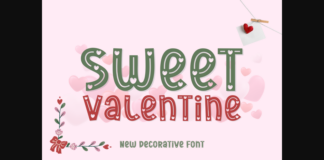 Sweet Valentine Font Poster 1