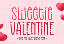 Sweetie Valentine Font Poster 1