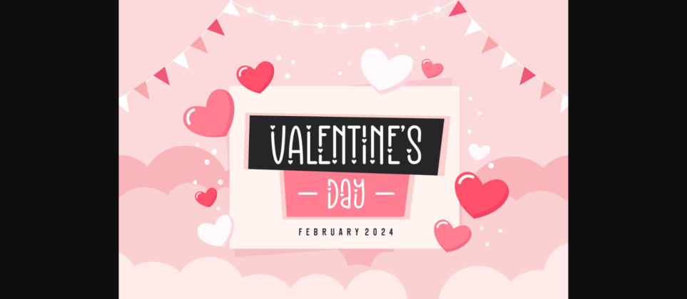 Sweetie Valentine Font Poster 5