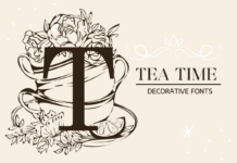 Teatime Font Poster 1