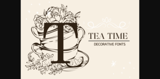 Teatime Font Poster 1