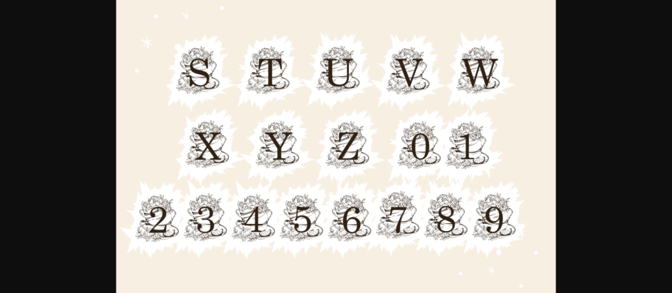 Teatime Font Poster 5