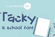 Tacky Font Poster 1