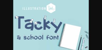 Tacky Font Poster 1