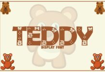Teddy Font Poster 1