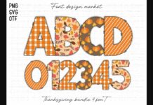 Thanksgiving Font Poster 1