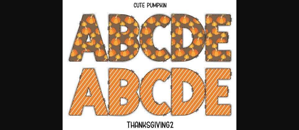 Thanksgiving Font Poster 6