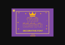 The Crown Font Poster 1