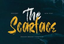 The Scarface Font Poster 1