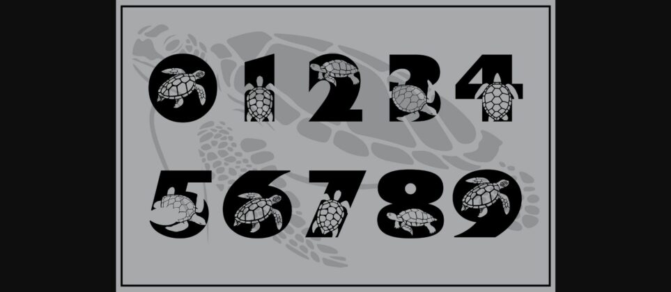 Theturtle Font Poster 5