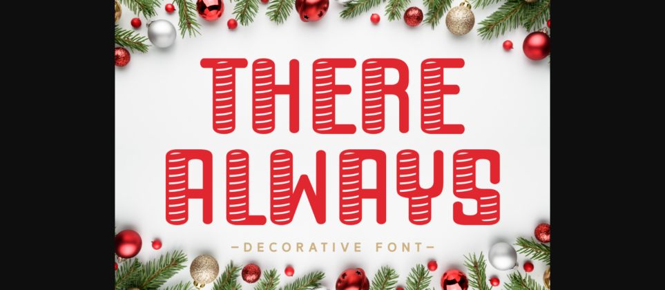 There Always Font Poster 3