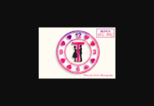 Time for Love Font Poster 1