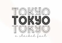 Tokyo Font Poster 1