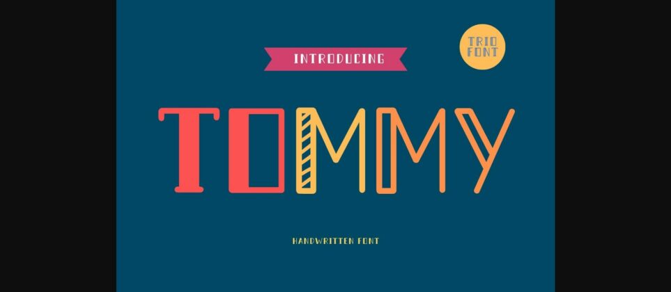 Tommy Font Poster 1