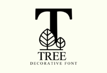 Tree Font Poster 1