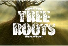 Tree Roots Font Poster 1