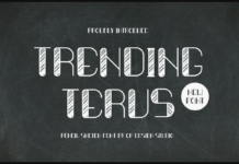 Trending Terus Font Poster 1