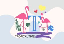 Tropical Time Font Poster 1